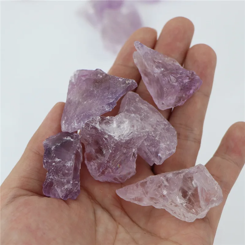 

Natural Amethyst Irregular Healing Stone Purple Gravel Mineral Specimen Raw Quartz Crystal Gift Jewelry Accessory Home Decor