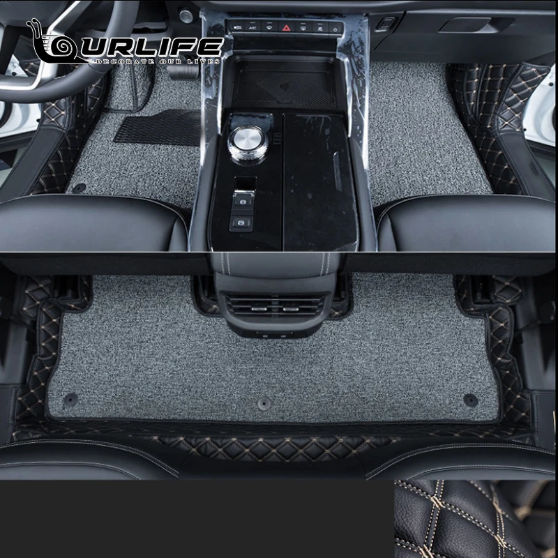 Car Floor Mats For Haval H6 2021 2022 2023 3TH GT Double Layer Foot Pads Automobile Carpet Cover Interior Floorliner Accessories