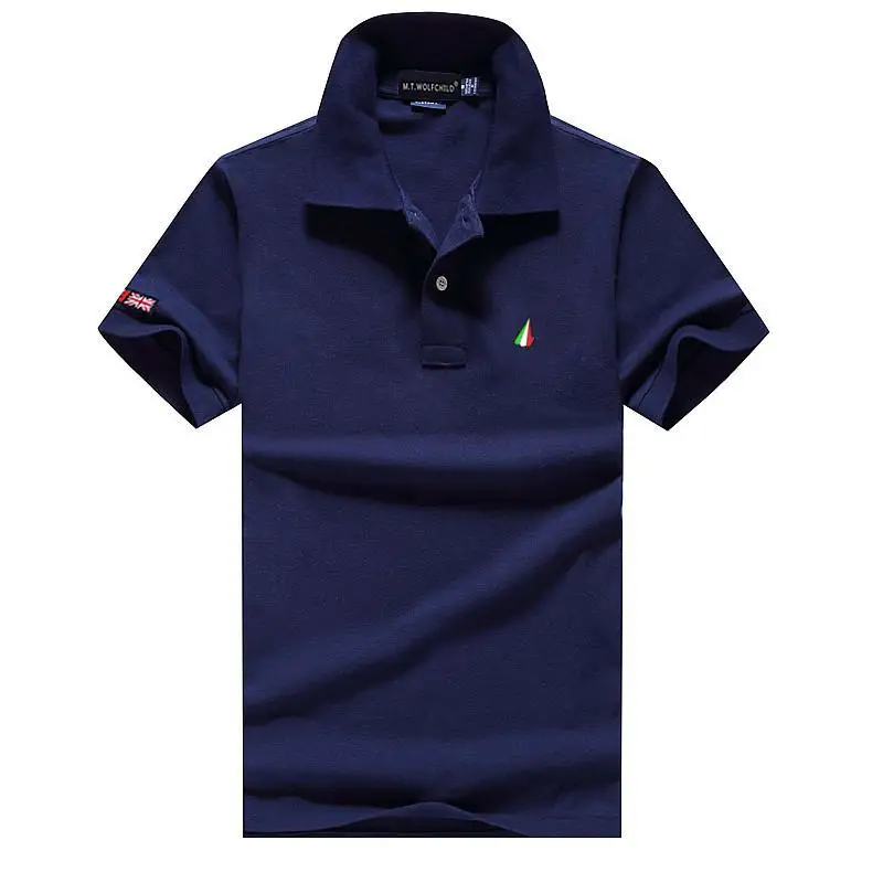 High Quality XS-5XL 220g Cotton New-Design Mens Polo Shirt Short Sleeve Casual Polos Homme Fashion Lapel Tees Clothing Male Tops