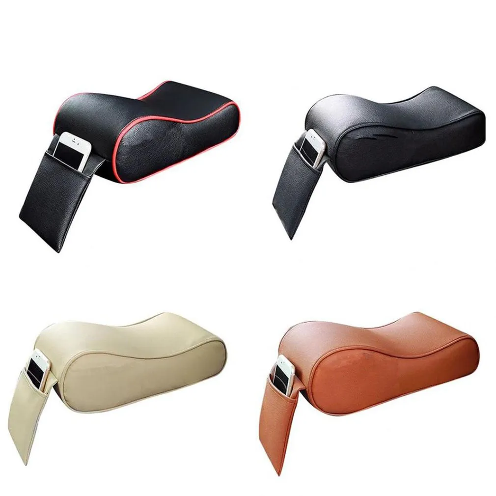 

Brand Car Armrest Interior Front Seat Cover Soft Leather Auto Center Armrest Console Box Protective Arm Rest Top Pad Automotive