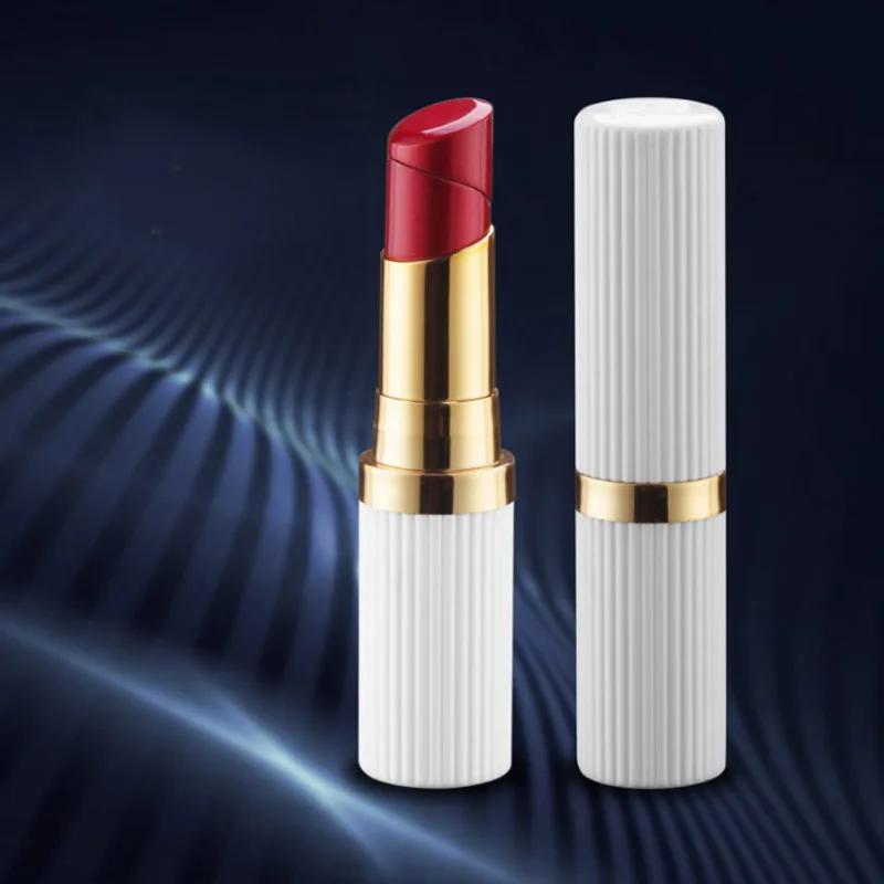 Creative  Novelty Lipstick Shape Flame Lighters Refillable Butane Gas Cigarette Lighter Best Gift For Smokers