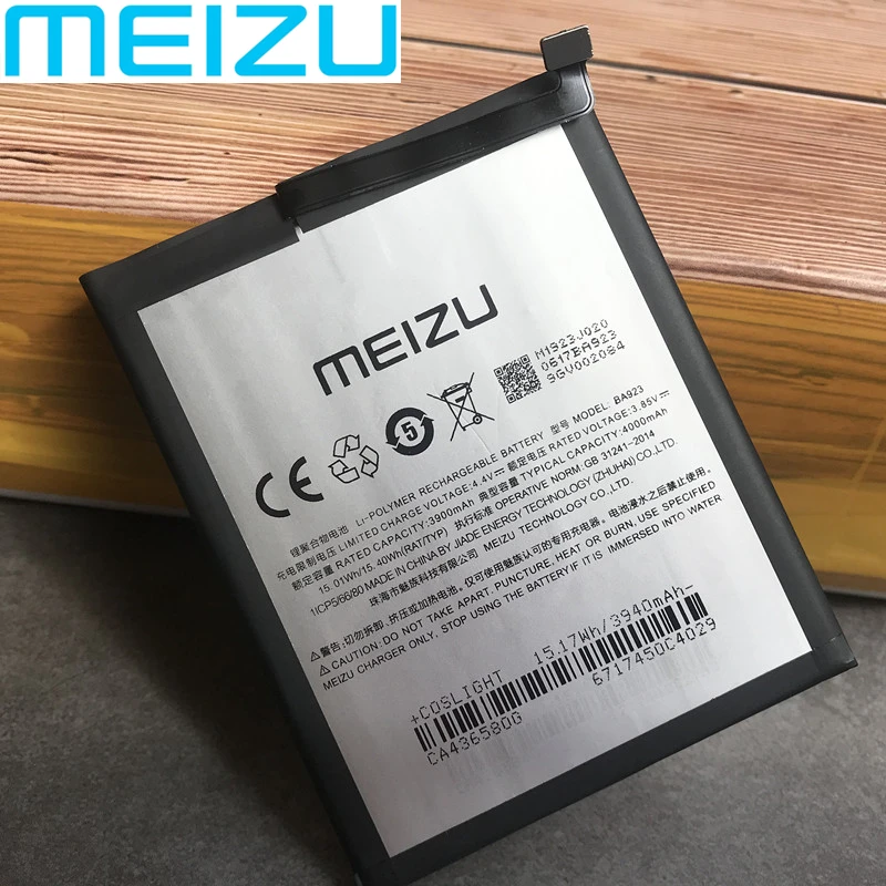 بطارية بديلة للهاتف المحمول ba923 mah لـ meizu note 9/m9 note m923q m923h ، جديدة وأصلية