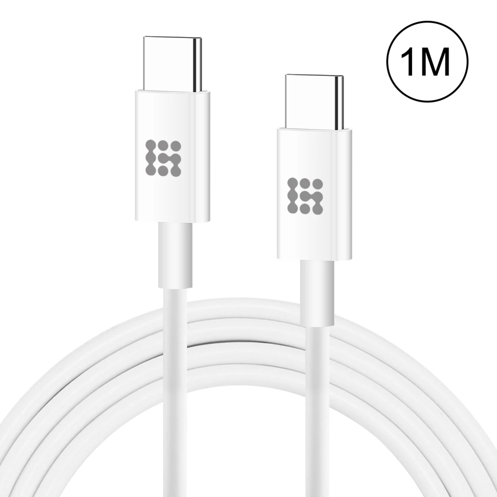 HAWEEL 3A 1m USB Type C Cable 25W Type-C to Type-C PD Fast Charging USB C Data Wire Cord Phone Charger Cables for Xiaomi Huawei