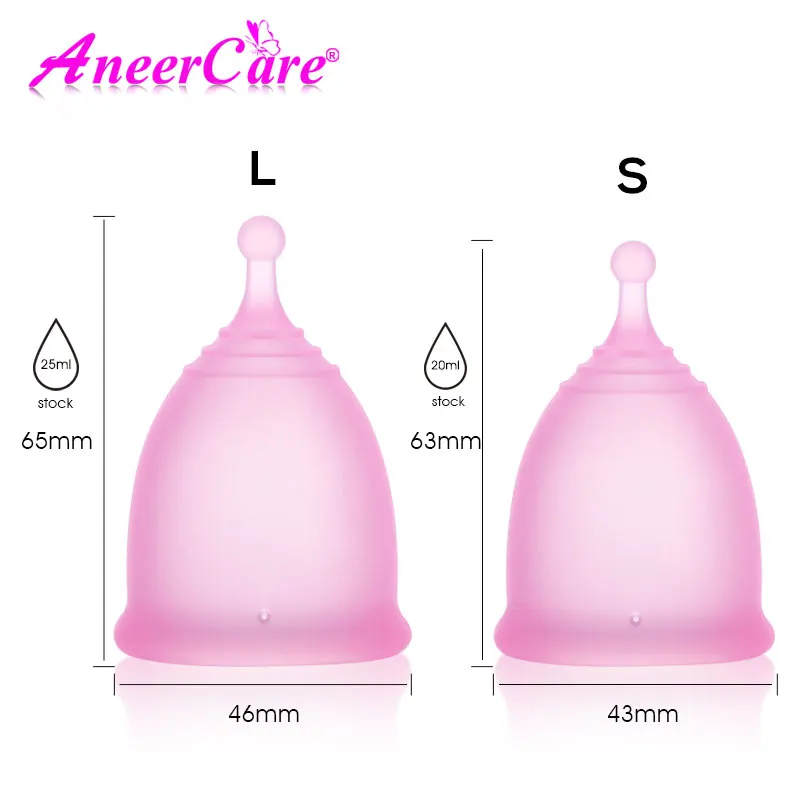 1 PCS Women\'s Vagina Hygiene Menstrual Collector Menstruation Reusable Large Capacity Medical Silicone Certified Menstrual Cup.