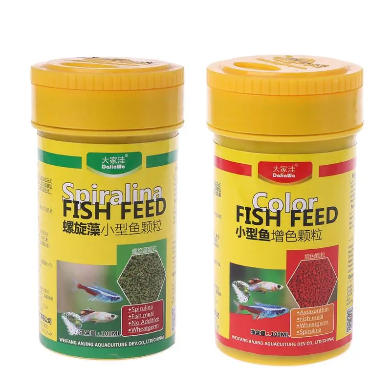 Spirulina Food Tropical Fish Nutrition For Aquarium Fish Tank Color Enhanced Food