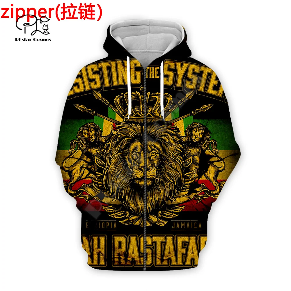 Newest Reggae Lion Singer HipHop Legend Bob Marley Funny NewFashion Harajuku 3DPrint Men/Women Autumn Pullover Casual Hoodies 18