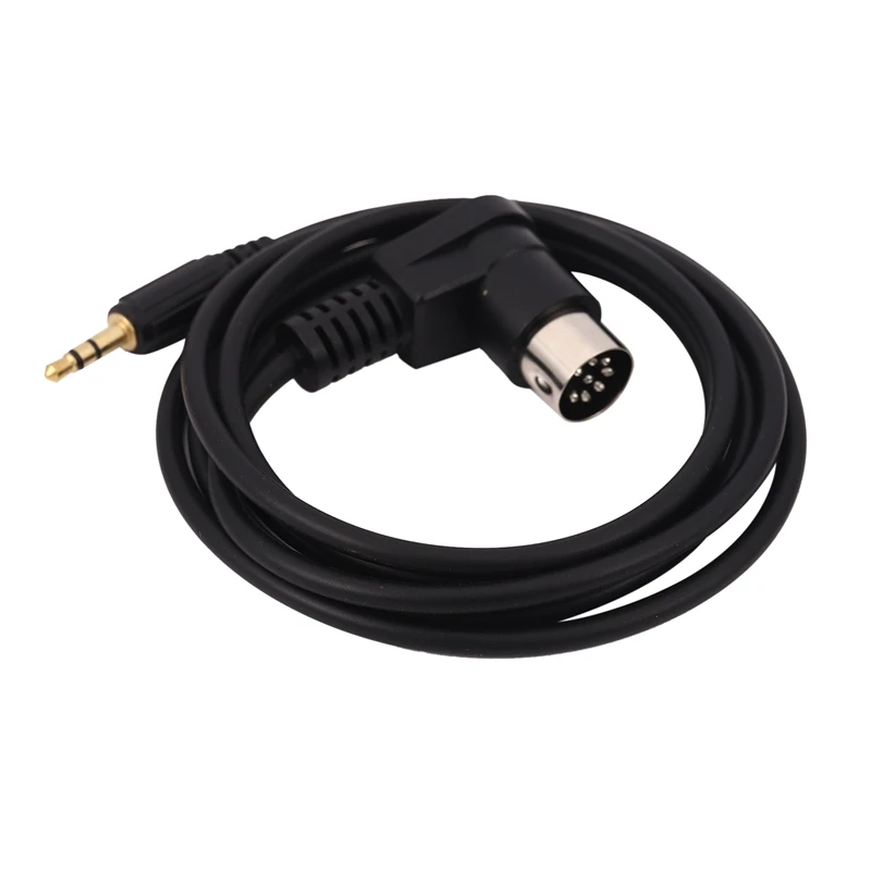 Adaptador de entrada auxiliar de 3,5mm para coche, Cable de Audio Mini Jack AUX de 8 pines, cambiador de CD de M-BUS para enchufe Alpine Gold