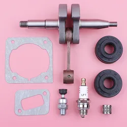 Crankshaft Crank Oil Seal For Husqvarna 340 345 350 Cylinder Muffler Gasket Decompression Valve Chainsaw Replace Spare Part