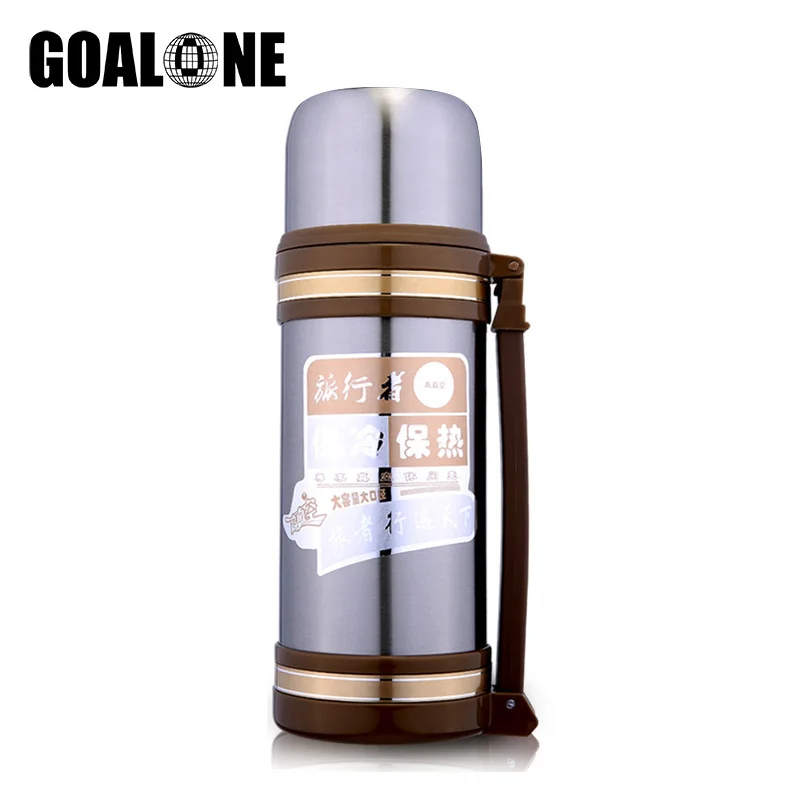 

GOALONE 1200ml Portable Thermos Bottle Stainless Steel Tumbler Insulated Bottle Vacuum Flask Outdoor Travel Water Bottle Thermos