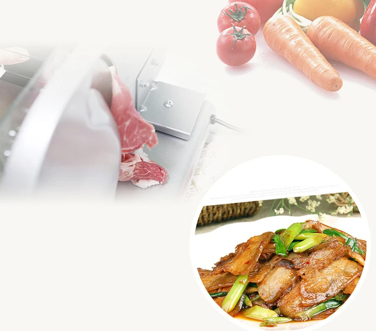 Trancheuse à viande domestique, coupe-légumes, machine électrique, petit rouleau d'agneau, rouleaux de boeuf, coupe de viande, 200W