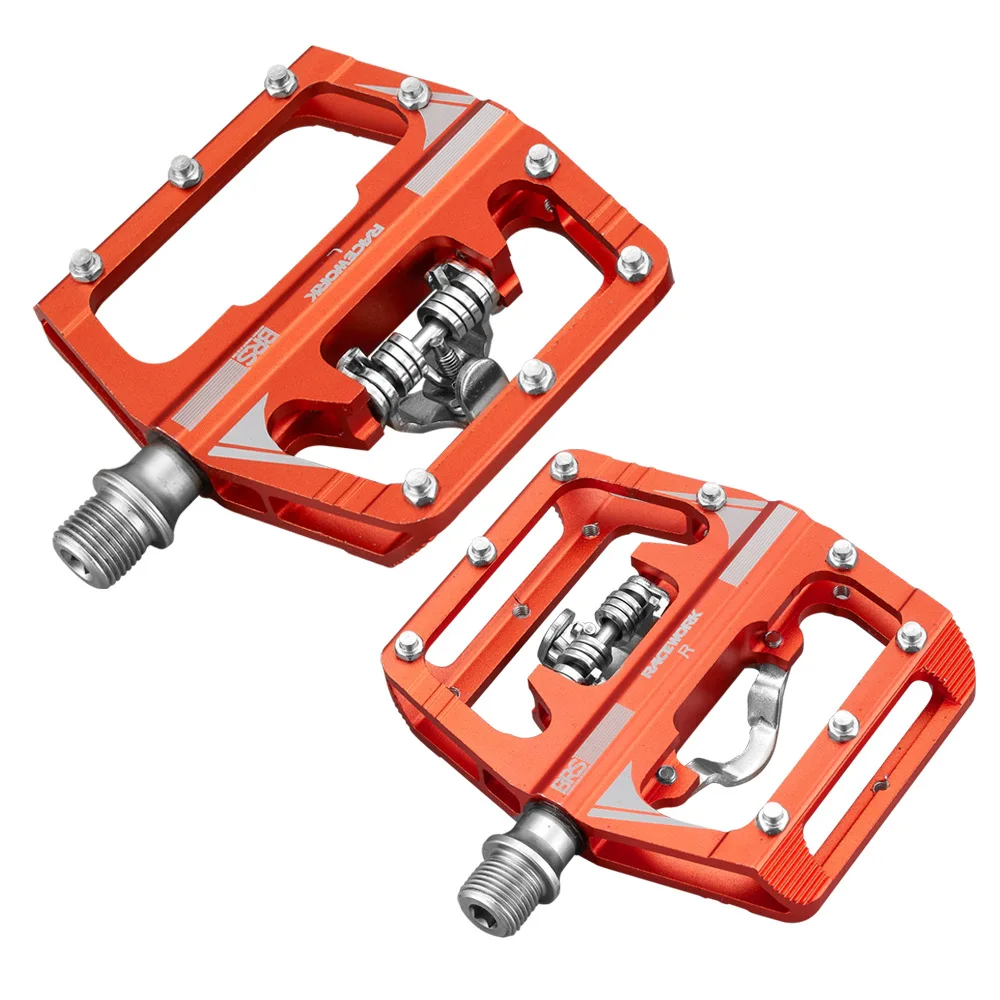 RACEWORK MTB Klickpedal-Set, einseitiger Clip, kompakter Doppelfunktions-Leistungsmesser, Pedalen, Plattform, Mountainbike-Pedale – Detail 10