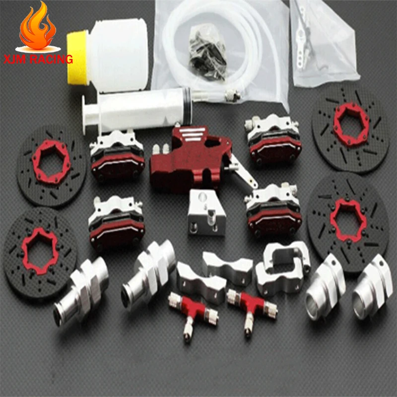 Upgrade Parts,4 Wheel Hydraulic Disc Brake for 1/5 GTB Racing HPI MCD Rovan Kingmotor Baja 5b/5t/5sc TRUCK RC CAR TOYS PARTS