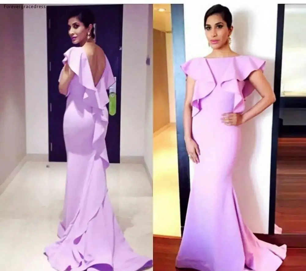 2019 Goedkope Bateau Korte Mouwen Prom Dress Arabisch Backless Formele Holiday Wear Party Gown Custom Made Plus Size