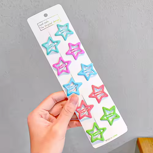 10/20/30/40 New Girls Cute Colorful Waterdrop Shape Hairpins Sweet Hair Clips Kids Barrettes Slid Clip Fashion Hair Accessories - Image 16