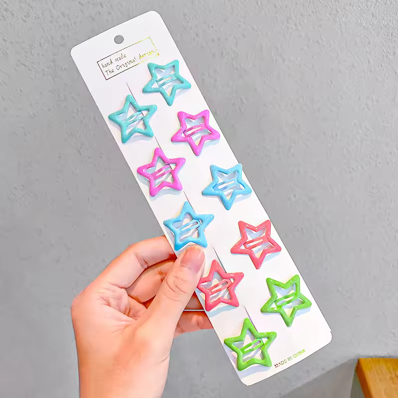 10/20/30/40 New Girls Cute Colorful Waterdrop Shape Hairpins Sweet Hair Clips Kids Barrettes Slid Clip Fashion Hair Accessories - Image 16