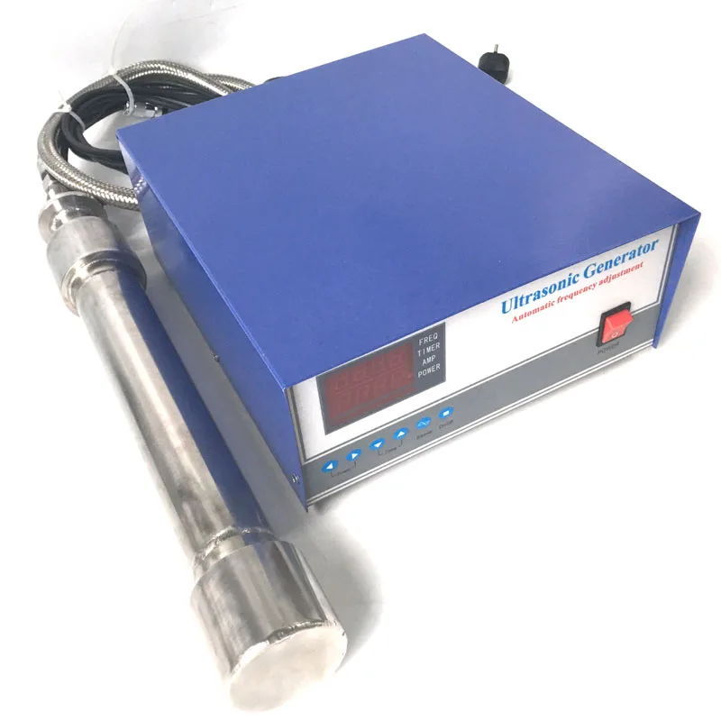 25khz 1500W Tubular Ultrasonic Cleaner Vibration Generator Transducer Oil Rust Of biodiesel Ultrasonic Chemical Reactors