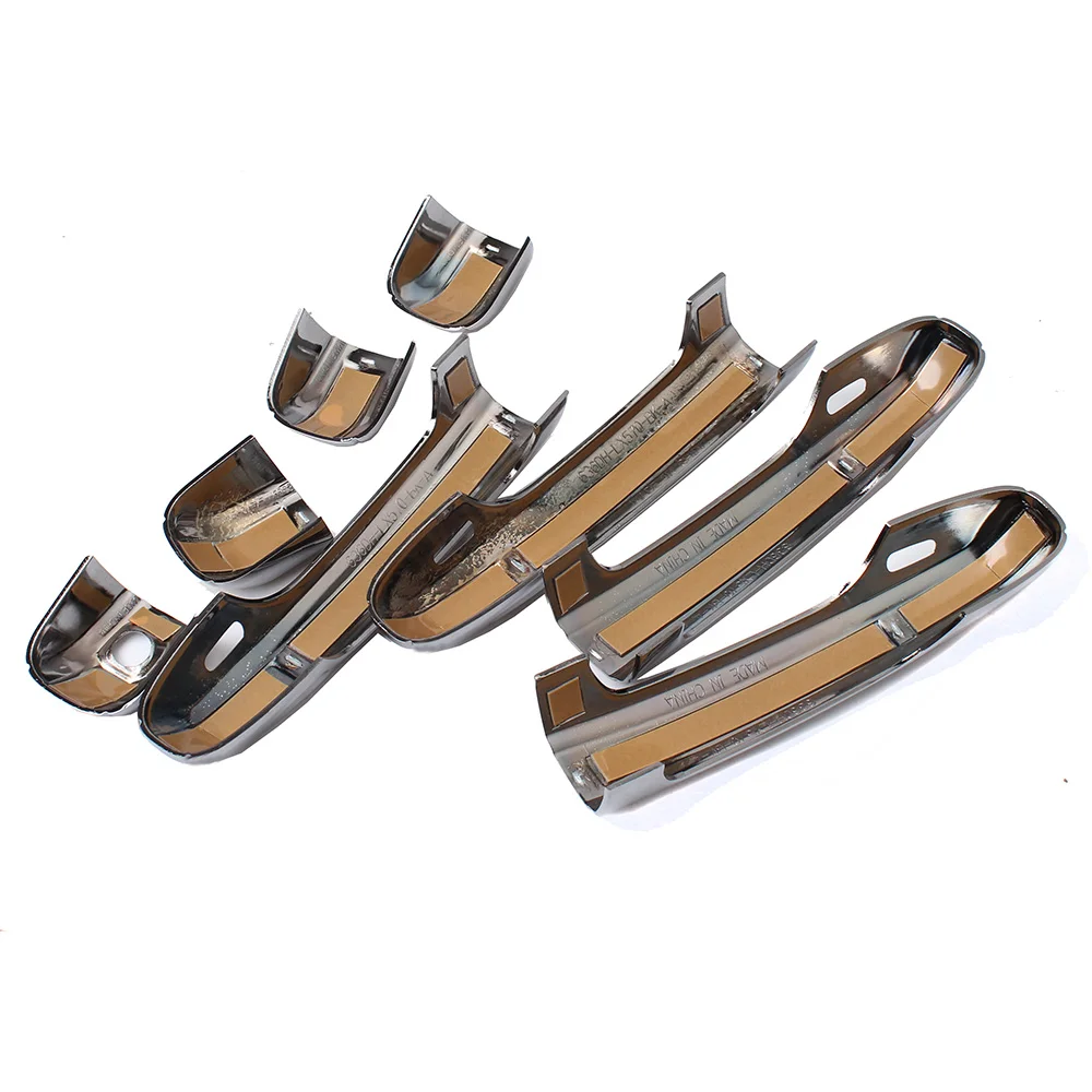 غطاء باب خاص من الكروم ، إكسسوارات سيارة مزخرفة ، إصدار ، لكزس lxx ، LX x ، مقبض-5770 ، GX460 ، أسود ـ 21 ، 4