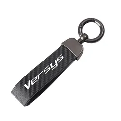For Kawasaki Versys 650 1000 X300 2008 - 2019 2020 2021 motorcycle key carbon fiber key ring