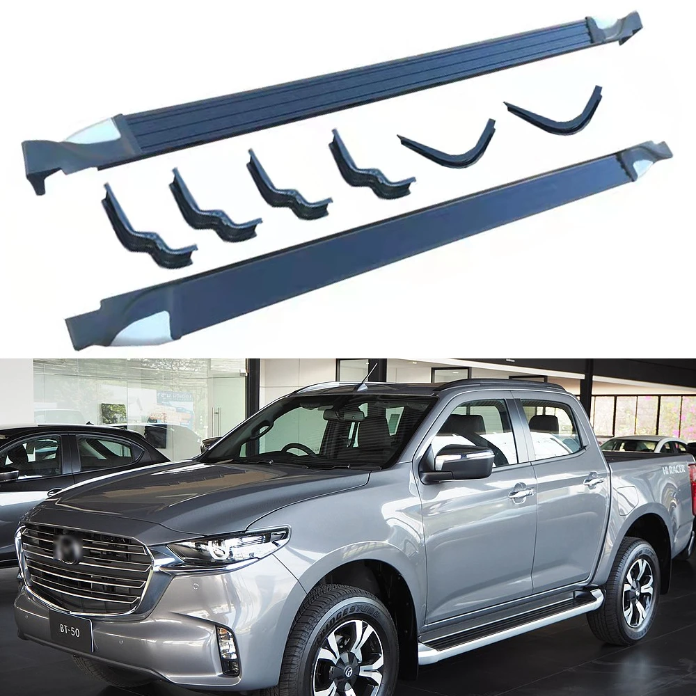 Trittbretter Seite Schritte Pedale Nerf Bar passt für Mazda BT-50 UP UR 2011-2022