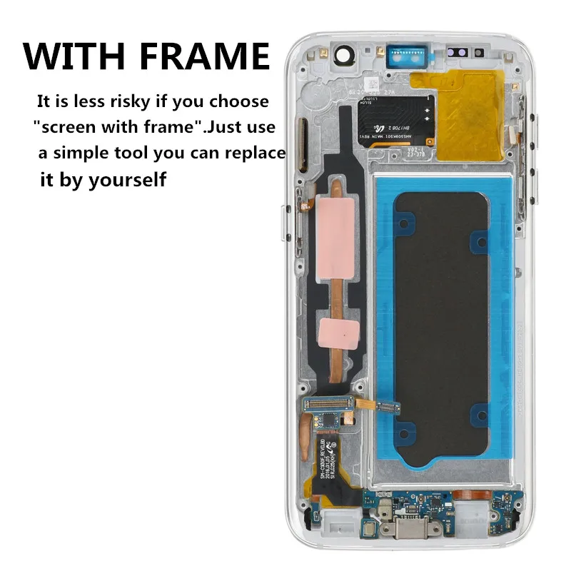 S7 Screen For Samsung Galaxy S7 G930 G930F LCD Display Touch Screen Digitizer Assembly Replacement Repair Parts