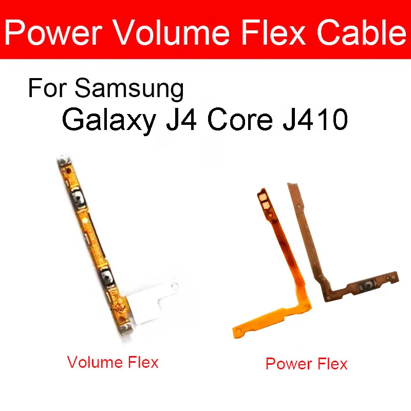 

Гибкий кабель питания для Samsung Galaxy J4 Core J4Core SM-J410G J410G кнопка включения боковой гибкий ленточный кабель