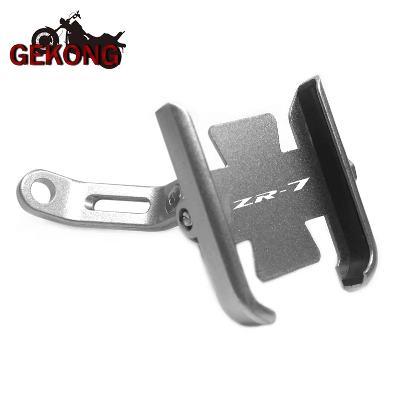 For Kawasaki ZR-7 ZR7 1999-2003 2002 2001 2000 Motorcycle CNC Aluminum Alloy Handle Bar Mobile Phone Bracket GPS Stand Holder