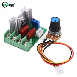 2000W High Power SCR Voltage Regulator Dimming Dimmers Motor Speed Controller Governor Module W/ Potentiometer AC50-220V