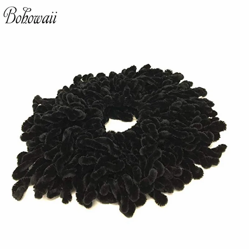 BOHOWAII Fashion Hairbands Muslim Hair Accessories for Women Hijab Scrunchies Femme Musulman Ozdoby Do Wlosow