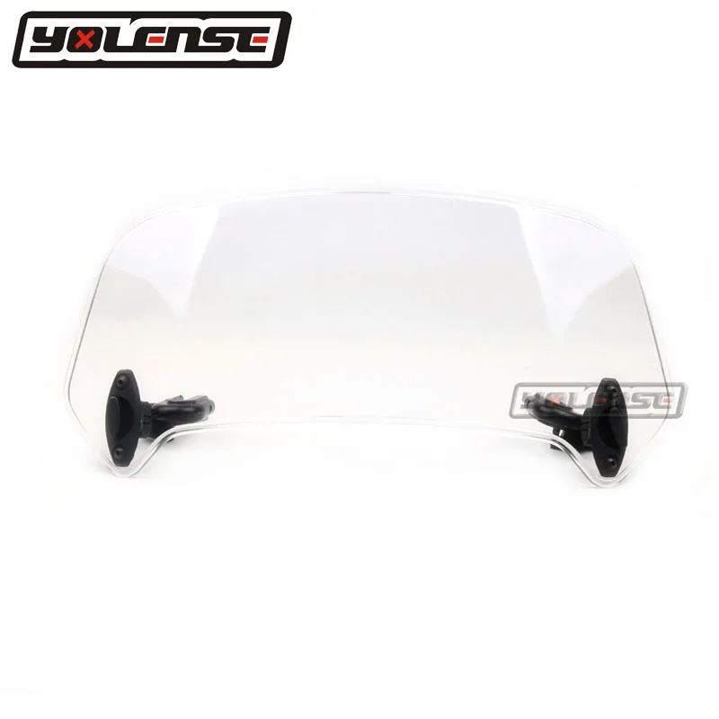 For BMW R1200GS C600 C650GT F800GT R1200RS Adjustable Clip On Windscreen Windshield Extension Spoiler Wind Deflector Lockable