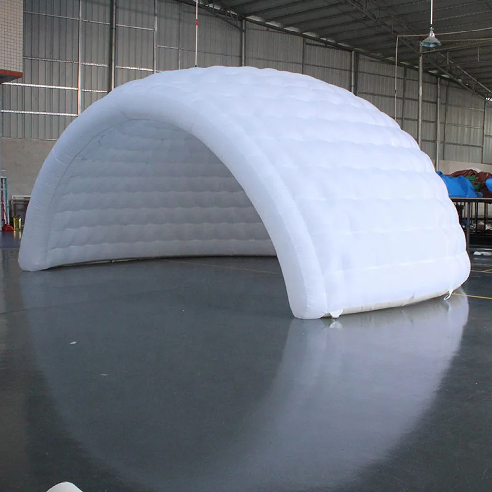 

Exhibition Led Inflatable Half Dome Tent,inflatable stage cover Blow Up Air Dj Booth,Igloo Marquee For Party/Show