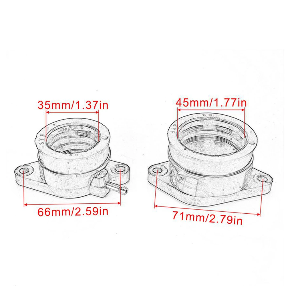 Motorcycle Carburetor Interface Adapter for Yamaha XTZ 660 XTZ660 Tenere SZR660 For MZ/MUZ Baghira Mastiff Skorpion 660 SM660