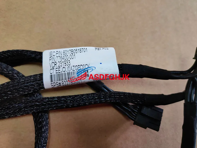 Nuevo para HP 822780-001 776400-001 DL380 Gen9 2SFF/8SFF Drive Cage Cable de alimentación 6017b0518701