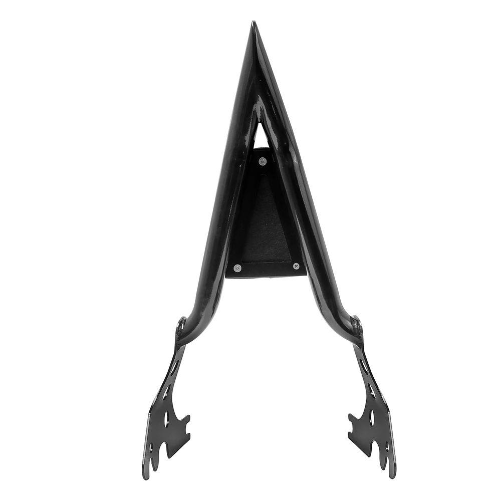 Motorcycle Rear Passenger Backrest Sissy Bar Rack Cushion Pad Detachable Chrome/ Black For Harley Sportster XL 1200 883 72 48