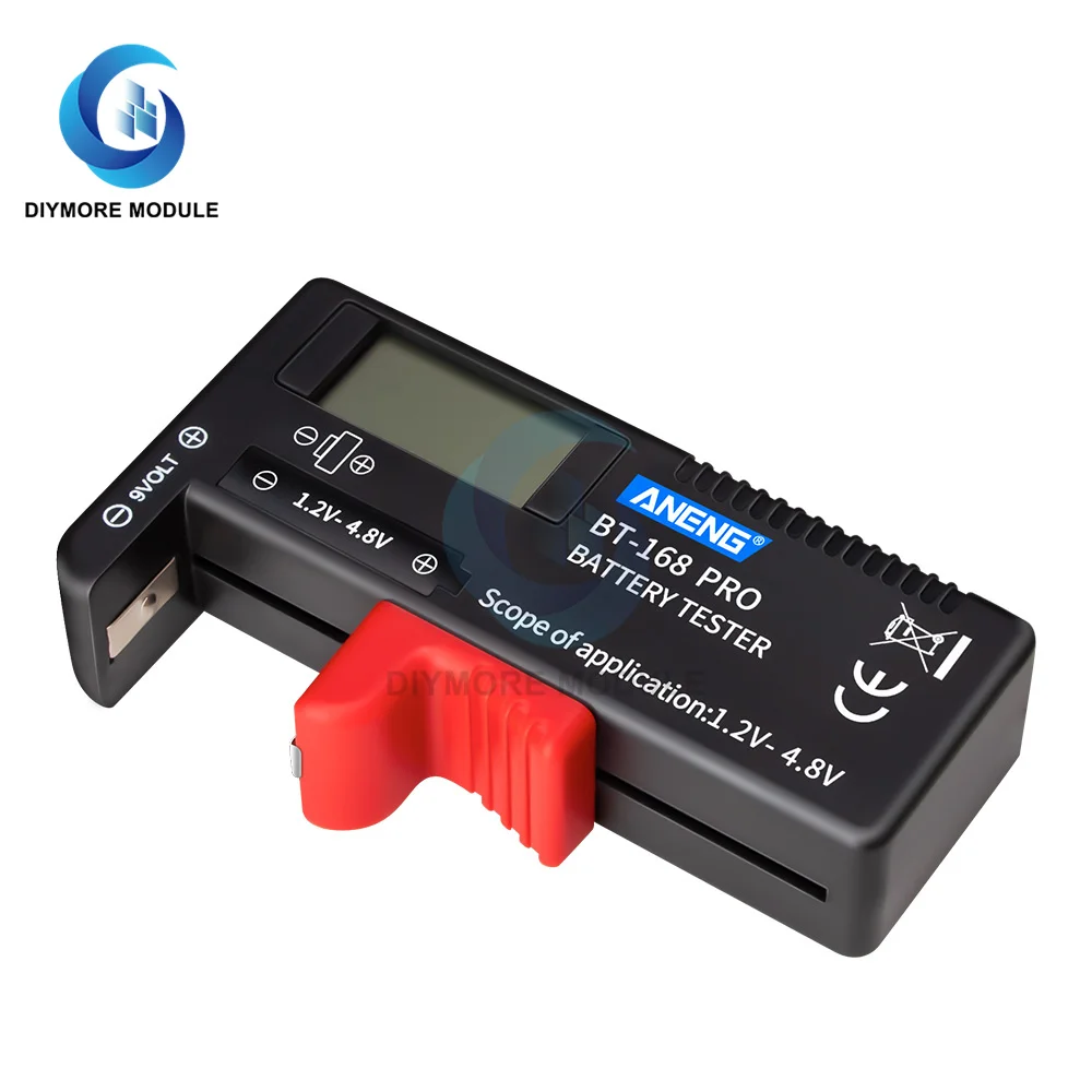 BT-168 PRO Digital Battery Capacity Tester for 18650 14500 Lithum 9V 3.7V 1.5V Cell C D Batteries Tester M05 20 Dropship