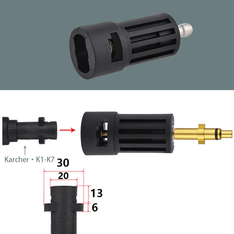 High Pressure Washer Connector  for Connecting AR/Black decker/Makita/Lavor/Bosche/Huter/M22/Sthil to Karcher Gun Female Adapter