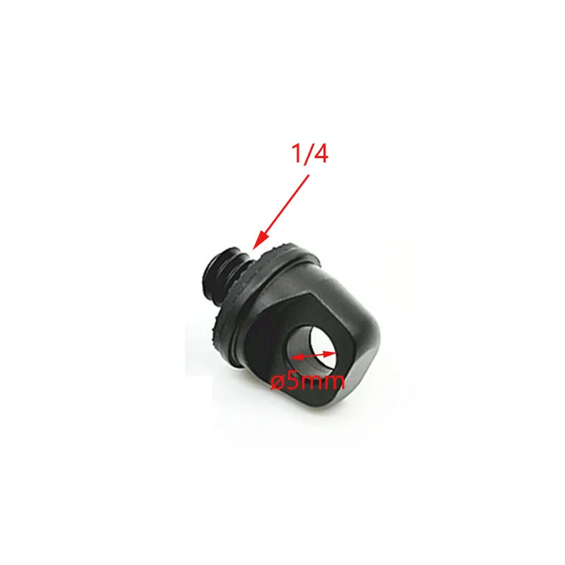 Anneau de levage vissé à la main avec trou de lanière, accessoires pour caméra de mouvement, bâton Selfie, poignet, appareil photo SLR, 1/4 pouces, 10 pièces