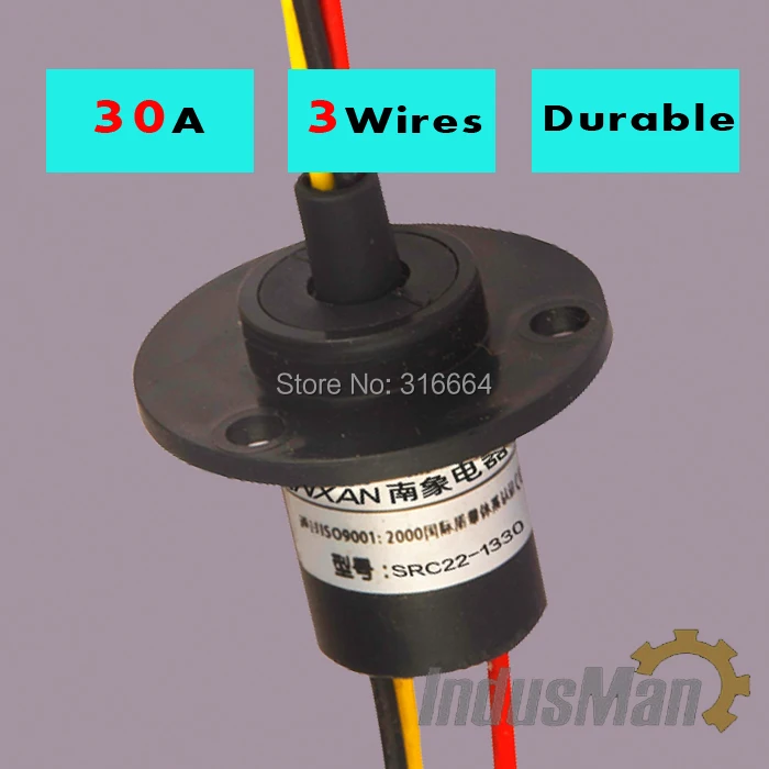 

Wind turbine slip ring 25A x 3rings capsule slip ring (factory directly)