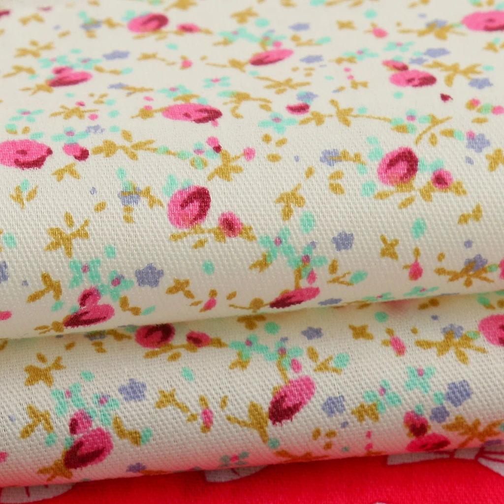 30pcs Floral Printed Cotton Cloth Sewing Fabric For Dolls Bags Sewing Craft  Patchwork Needlework 30*20cm Handmade Material