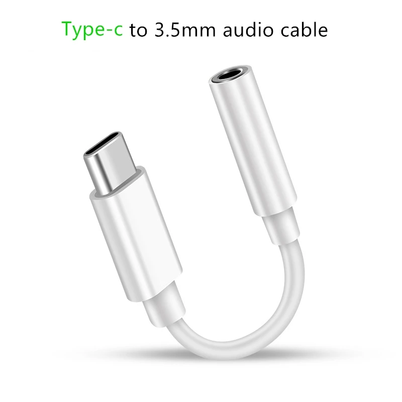 Adaptador de Audio tipo C a auriculares de 3,5mm, adaptador adecuado para Samsung y Huawei de alta calidad