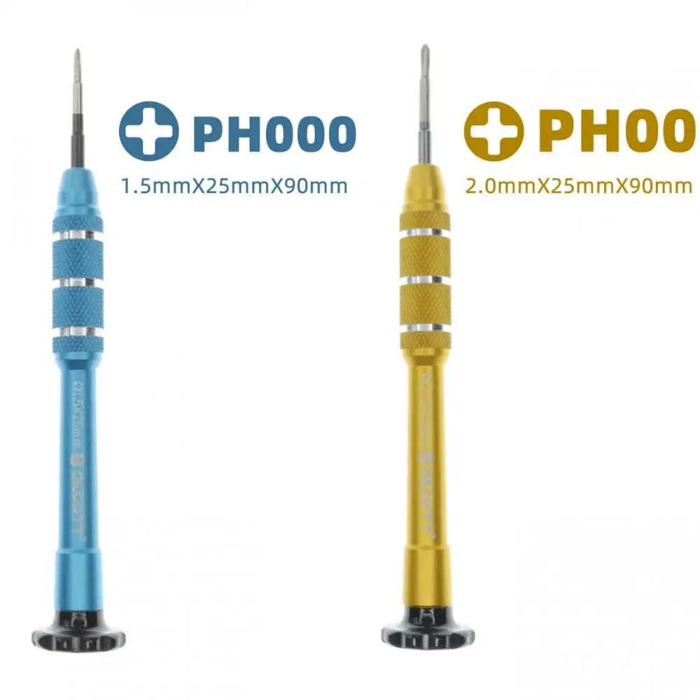 GILGOTT-destornillador magnético Phillips Cross PH000 PH00, juego de herramientas de palanca con pinzas de cepillo para intend D 3DS/NS Pro/NEW3DSXL/DSi/2DS