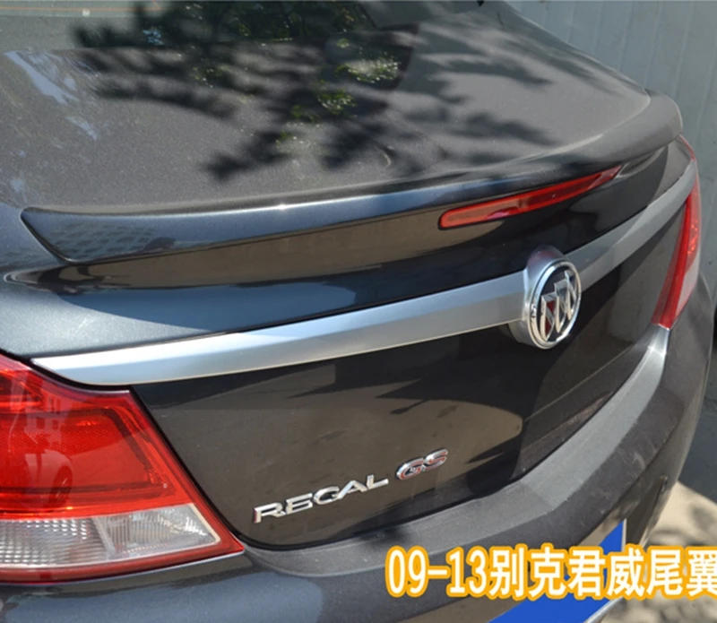 For BUICK Regal GS Opel Insignia 2009-2015 ABS Plastic Unpainted Primer Color Rear Trunk Boot Wing Spoiler Car Accessories