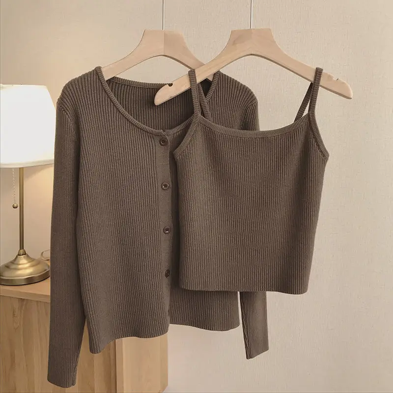 5 Colors Sets Women Slim Knitting Casual Tender Ladies Elegant Female O-neck Ulzzang Chic Stylish Classy Outfit Fashion Outwear