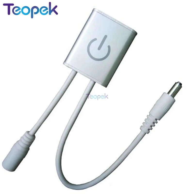 

iTouch LED Dimmer DC 12V/24V 3A Touch Switch On Off Touch Switch With DC Connector 5.5X2.1 for LED Lighting Led Strip