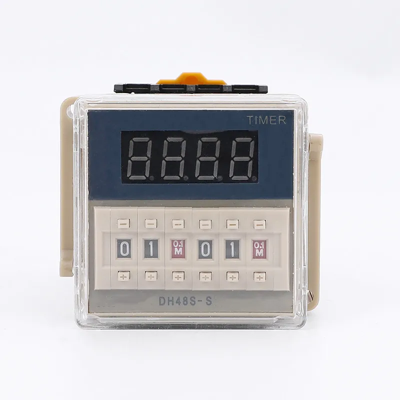 DH48S-S Programmable Delay Relay 0.01S-99990H With Socket Base DH48S 1Z 24v Time Relay 220v