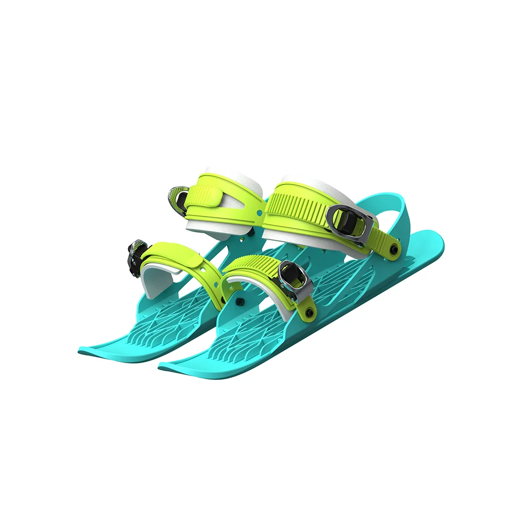 Mini Snowblade Ski Patins para Esportes Ao Ar Livre, Sapatos De Esqui, Modelos Universais, Skiboard, Presente