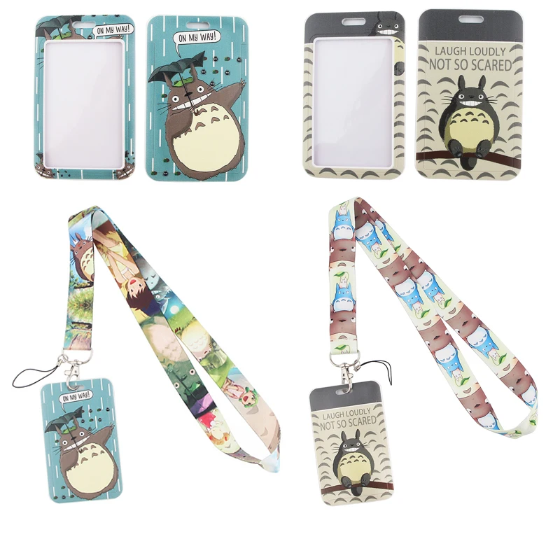 LX449 Cute Anime Card Cover Fashion Keychain Belt Phone Lanyard for Keys USB ID Badge Holder DIY Hang Rope Lasso Lanyard Gifts