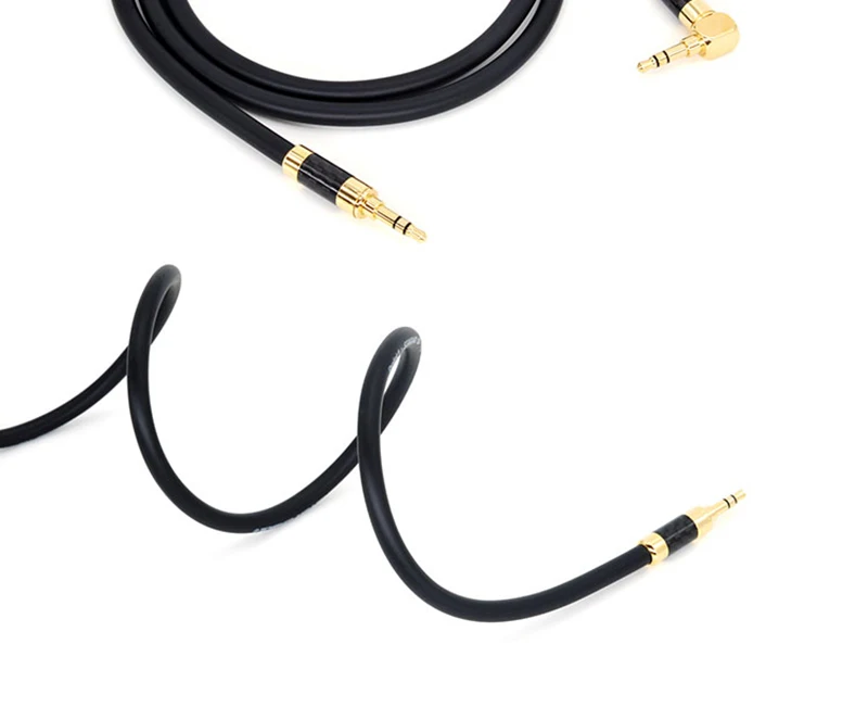 Kabel HiFi audio 3.5mm przewód AUX Audio przewód sygnałowy wtyczka 3.5mm wtyczka aux konwersja linii wtyczka JACK 3.5mm