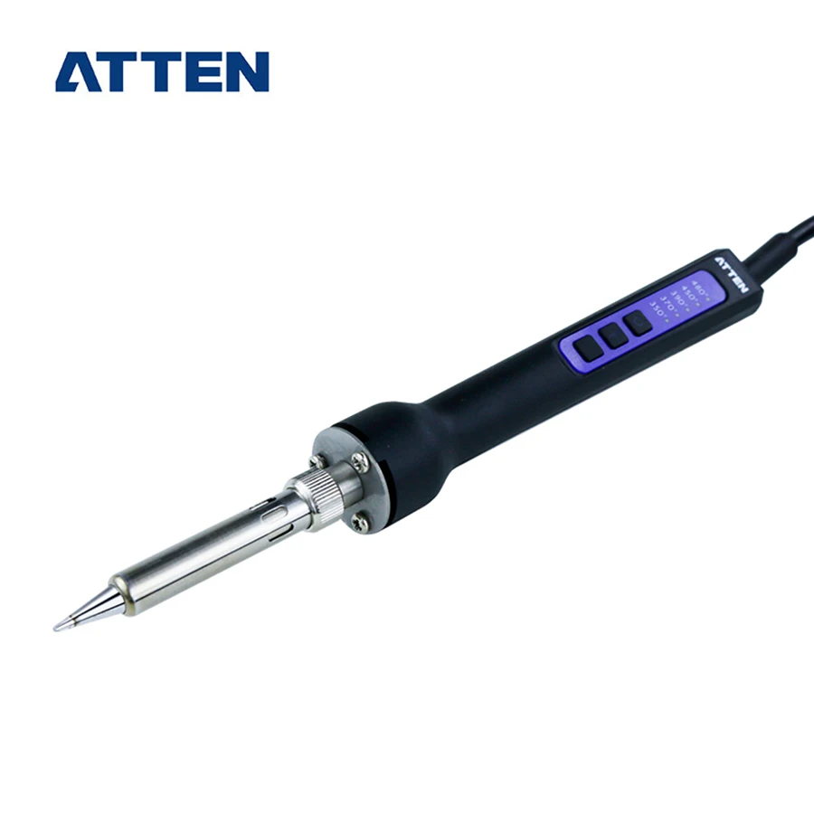 ATTEN 220V elektryczna stacja lutownicza LED cyfrowy wyświetlacz regulacja temperatury ST-2080 ST-2150D ST-2065 SA-50