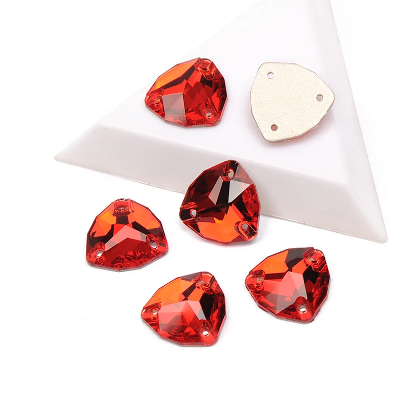 YANRUO 3272 Fat Triangle Alle Farben Aufnähsteine Glas Kristall Strasssteine AAAAAA Qualität Nähsteine für Kleidung, Kleider, Schuhe – Detail 20