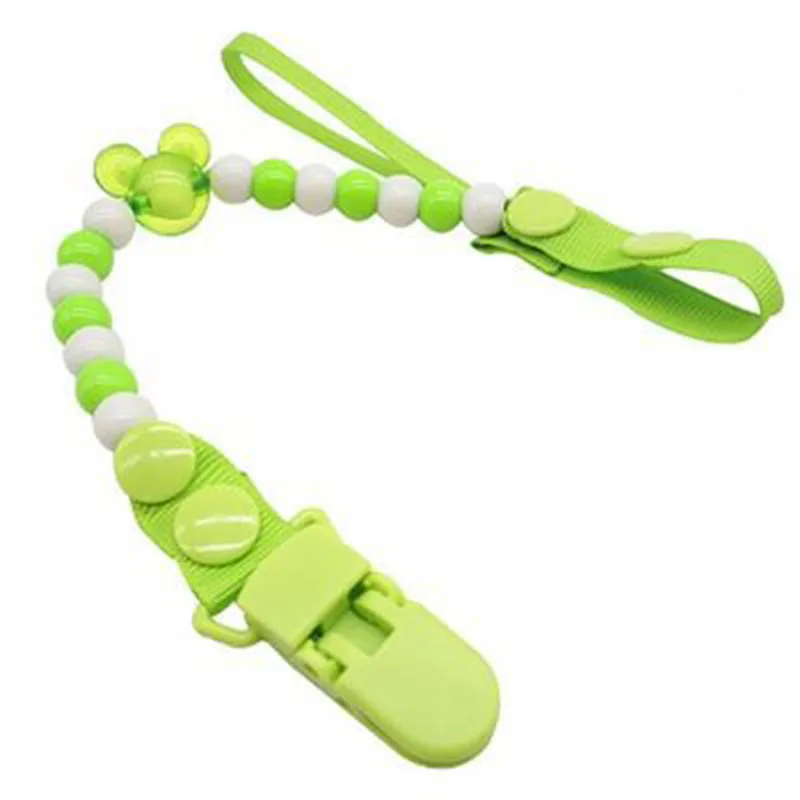 

Cute BPA Free Silicone Animal Pendant Pacifier Clips Chain Nipple Holder for Infant Baby Shower Gift